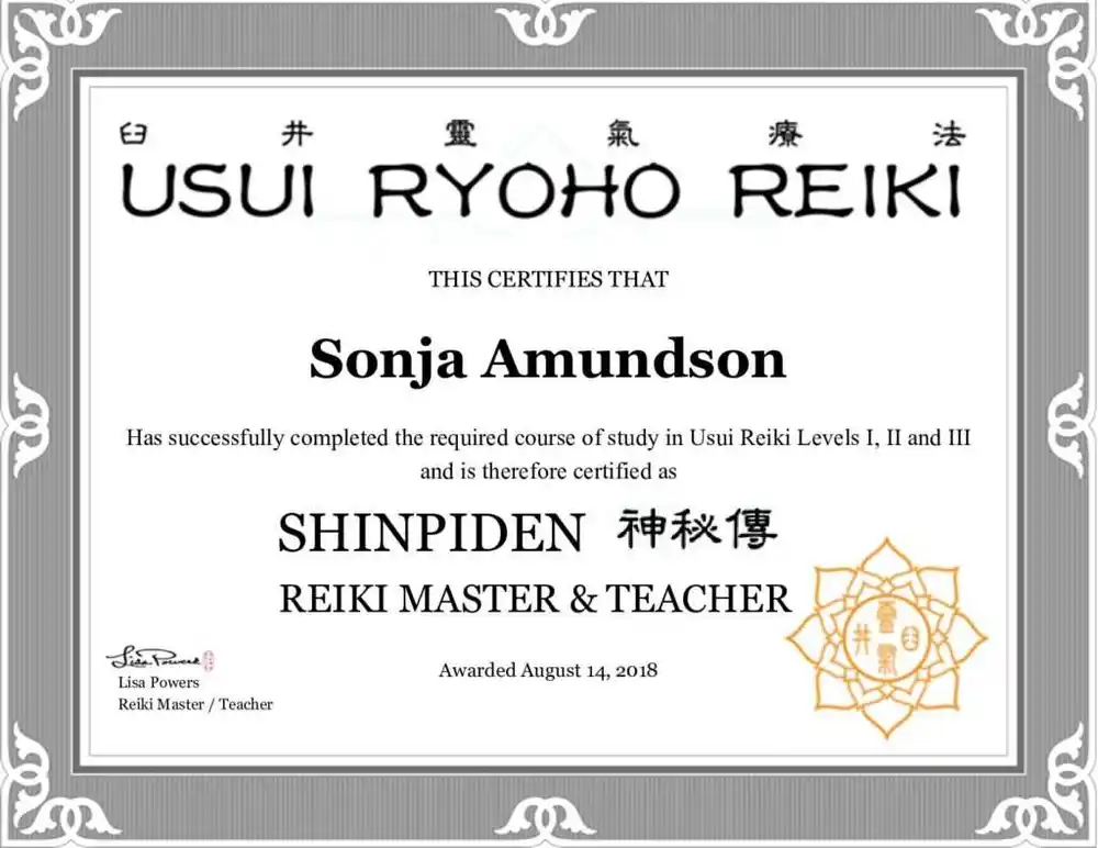 Reiki Certification